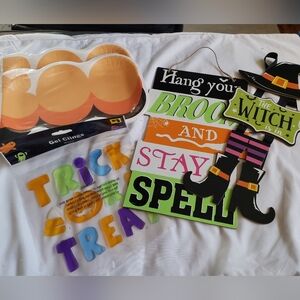 3 For $9 - Halloween Party Decoration Set with Witch Theme